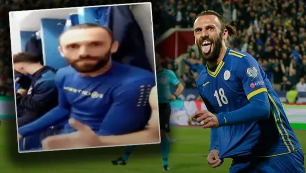 Vedat Muriç'in galibiyet dansı olay oldu