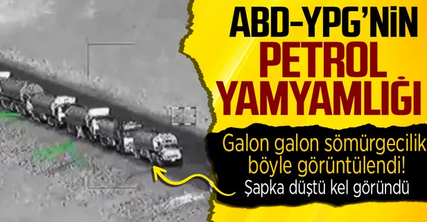 ABD ve YPG'nin petrol hırsızlığı! Suriye petrolünün yüzde 83'ünü böyle sömürüyorlar
