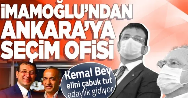 İmamoğlu’ndan Kılıçdaroğlu’nu kızdıracak hamle! Ankara’da seçim ofisi mi?