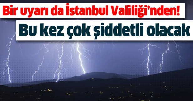 Meteoroloji’den sonra İstanbul Valiliği’nden son dakika hava durumu açıklaması! 4 Ekim 2019 hava durumu
