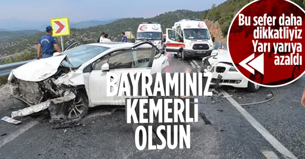 Son dakika: Bayram kazalarında can kaybı yüzde 58 azaldı