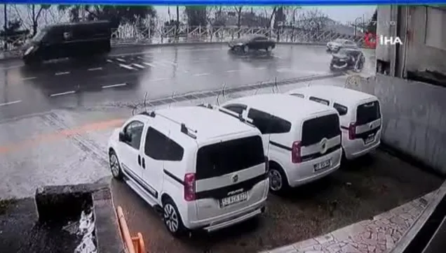 Ordu'da feci kaza kamerada