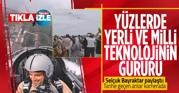 Selçuk Bayraktar paylaştı: Akıncı ve HÜRKUŞ kol uçuşunun nefes kesen anları