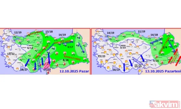 6 İL SARI ALARM LİSTESİNDE: Meteoroloji peş peşe uyardı! Botları hazır edin - 11
