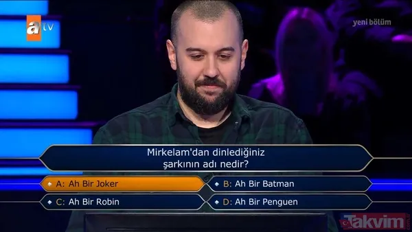 Kenan İmirzalıoğlu'nun sunduğu Kim Milyoner Olmak İster'de kafa karıştıran Demet Akalın sorusu - 9