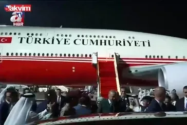 Başkan Erdoğan Katar'da