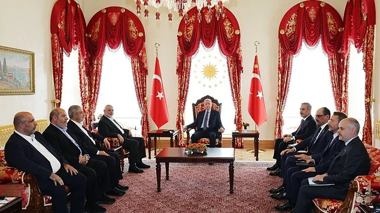 Başkan Erdoğan - Heniyye görüşmesi sona erdi! İşte ilk açıklama...