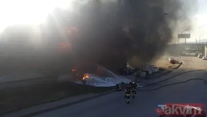 SON DAKİKA: Kocaeli Körfez’de Tüpraş’ın yakınındaki plastik imalathanesinde çıkan yangın kontrol altına alındı