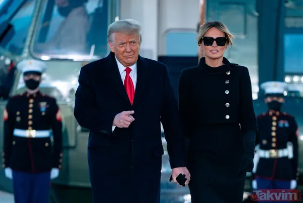 Beyaz Saray'da karalar bağlayan Ex First Lady Florida'da çiçek açtı: Melania Trump 27 bin TL'lik elbisesi ile dikkat çekti - 2
