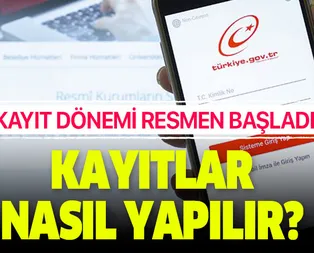 Üniversite e-kayıt işlemi nasıl ve nereden yapılır? e-Devlet üzerinden e-kayıt nasıl yapılıyor?