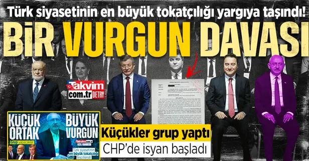 Türk siyasetinin en büyük tokatçılığı yargıya taşındı! CHP'li üyeden Gelecek, DEVA ve Saadet'e 'dolandırıcılık' davası