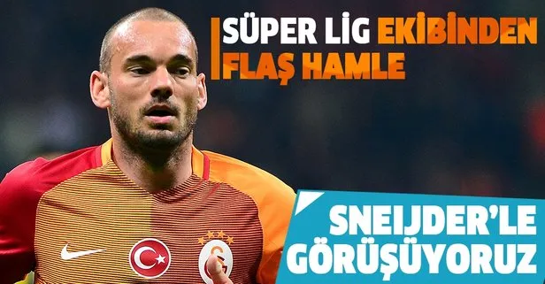 Denizlispor’dan eski Galatasaraylı Wesley Sneijder atağı: Sneijder’le görüşüyoruz