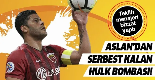 Brezilyalı forvet Hulk’u menajeri Galatasaray’a önerdi! Aslan’dan bomba!