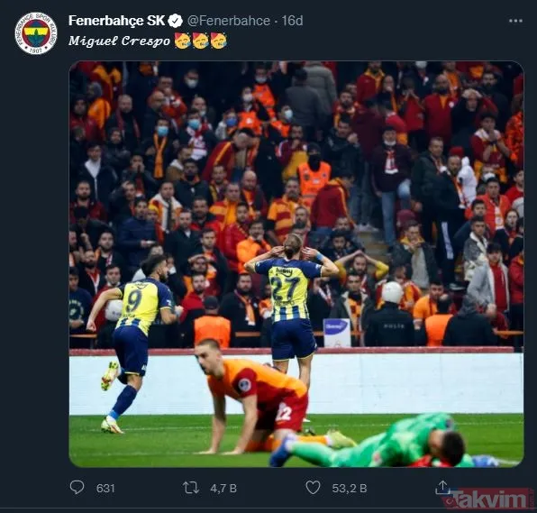 Fenerbahçe'den Galatasaray'a peş peşe göndermeli paylaşımlar! Squid Game, Mesut Özil ve Miguel Crespo... - 8