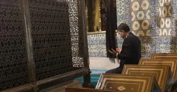 Cumhur İttifakı'nın İBB Başkan Adayı Murat Kurum sabah namazını Eyüpsultan'da kıldı