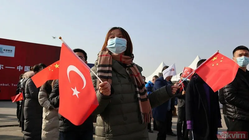 Çinlilerden Türkiye'den gelen ilk ihracat treni için tören!