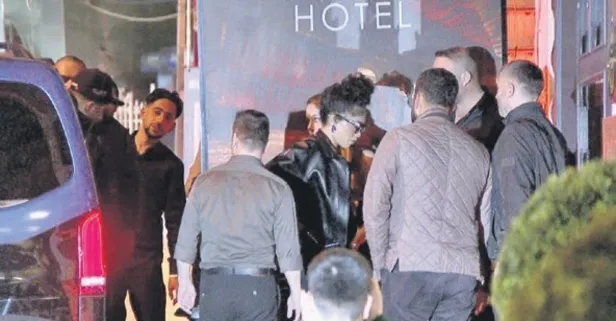 Jadon Sancho ve Saweetie'ye İstanbul'da panik! Gazetecilere yakalanmamak için arabada beklediler