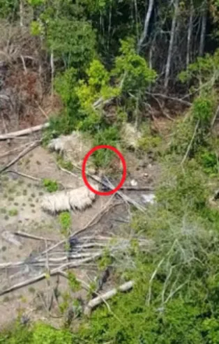 Amazon'da ilkel kabile görüntülendi