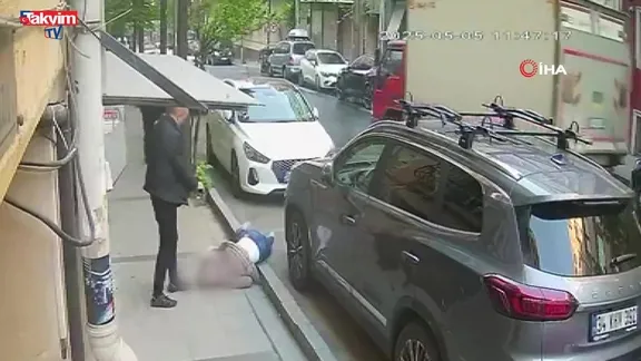 Şişli’de dehşet anı: Kadın cinayeti kamerada!