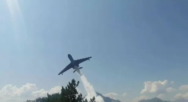 Son dakika: Kahramanmaraş'ta yangın söndürme uçağının düşme anı kamerada! Açıklamalar peş peşe geliyor-5