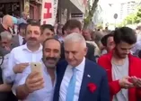 Binali Yıldırım'a Bağcılar'da coşkulu karşılama