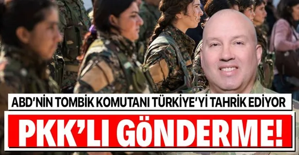 ABD güneyimizde Türkiye’ye meydan okuyor! Wayne Marotto, PKK’yla gönderme yaptı
