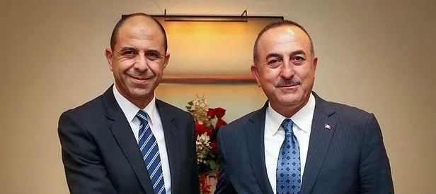 Bakan Çavuşoğlu, KKTC’li mevkidaşıyla görüştü