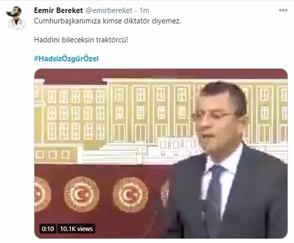 Başkan Erdoğan hakkında hadsiz ifadeler kullanan CHP’li Özgür Özel’e AK Parti’den sert yanıt