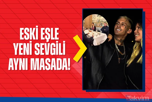 Icardi ile boşanma aşamasında olan Wanda Nara yeni sevgilisi ile eski eşini buluşturdu! L-Gante ile Maxi Lopez aynı masada! - 1