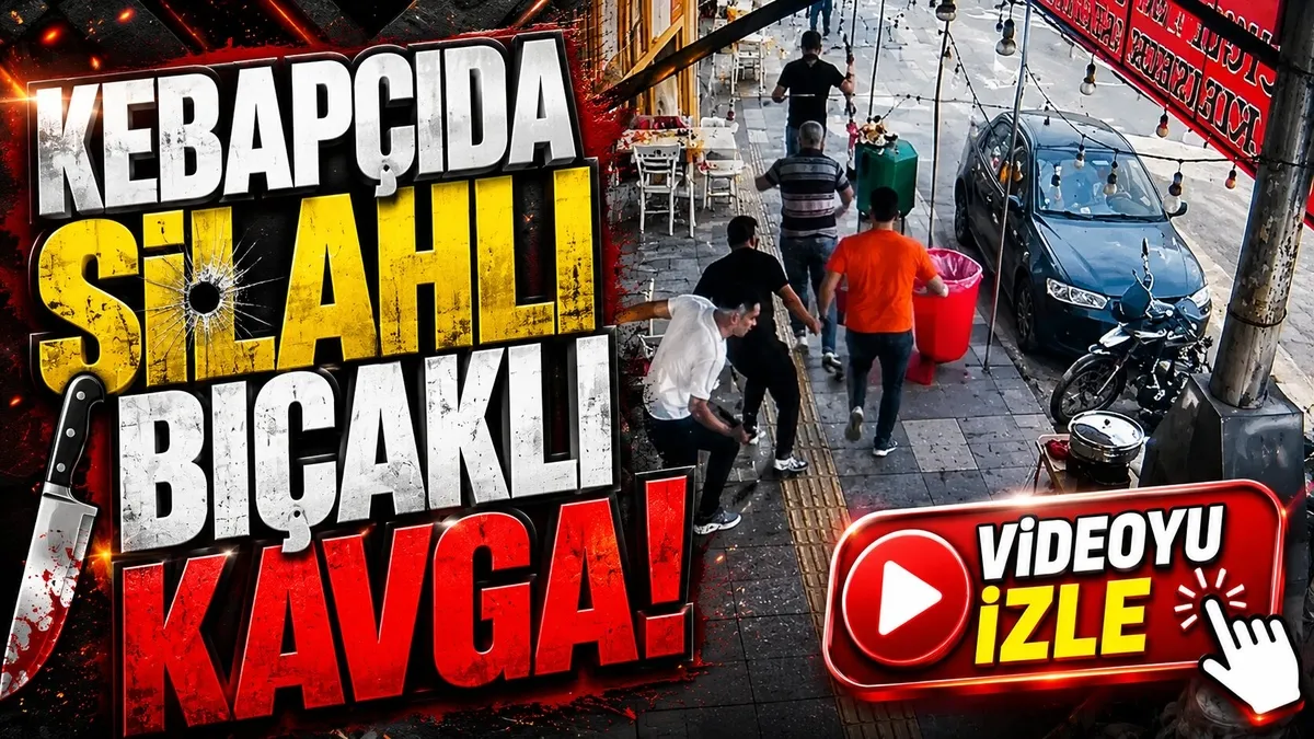 Kebapçıda iki grup birbirine girdi: 1 yaralı