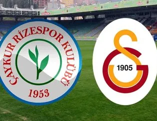 Rizespor - Galatasaray maçı saat kaçta?