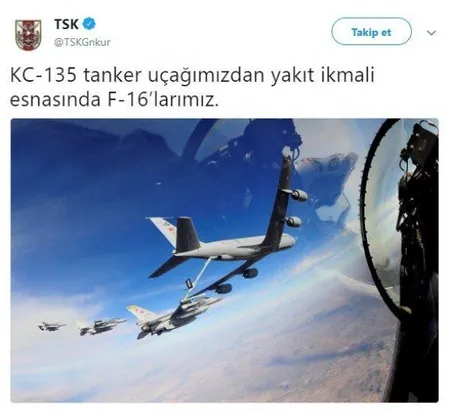 PKK'ya nefes almak yok! F-16'lara havada yakıt ikmali-2