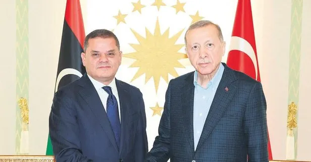 Başkan Erdoğan Libya Başbakanı Dibeybe’yi kabul etti