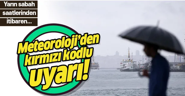 Mersin için "kırmızı alarm" verildi! Mersin ve Adana'ya son dakika sağanak uyarısı | 5-6 Ocak 2020 hava durumu
