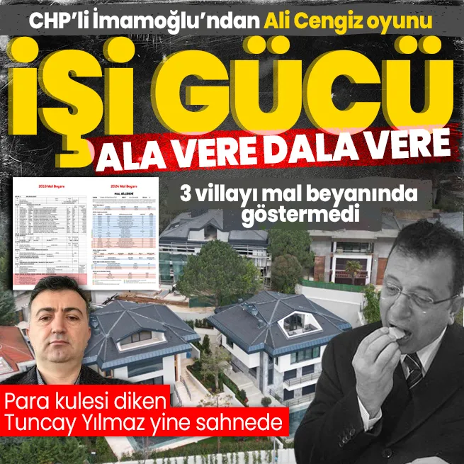 CHPli Ekrem İmamoğlunun Ali Cengiz oyunu! Sarıyerde yaklaşık 1,5 milyar TL değerinde 3 villasını mal beyanında göstermediği ortaya çıktı