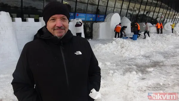 CHP'nin boş heykellerinden değil! Kardan TOGG ve milli muharip uçak heykeli - 6