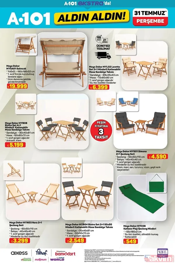A101 7 Ağustos Perşembe kataloğu açıklandı! Bu hafta neler var? İşte tam ürün listesi ve fiyatlar - 18