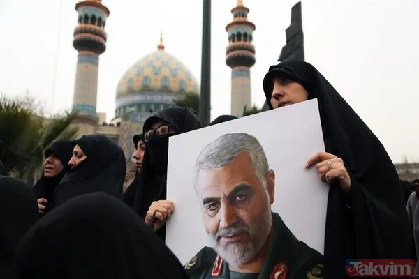 Kasım Süleymani için Ahvaz'da cenaze töreni - 12