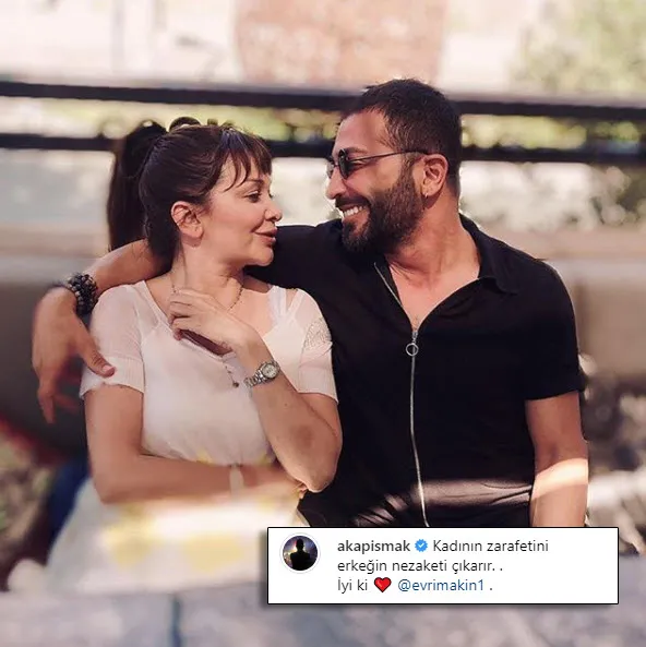 Evrim Akın ile Aşkım Kapışmak aşklarını sosyal medyadan duyurdu-2