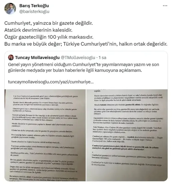 Tuncay Mollaveisoğlu 'para karşılığında haber' skandalını ifşa etti künyeden çıkarıldı: CHP fondaşı Cumhuriyet'te çarşı pazar karışık-9