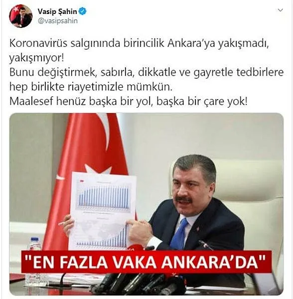 Başkent'te korona tedirginliği! Vali Şahin'den salgında "birincilik" uyarısı: Ankara'ya yakışmadı - 1