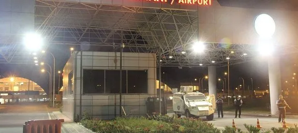 Diyarbakır Havalimanı’nda polise roketli saldırı
