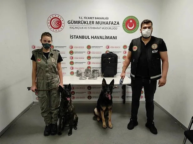 Son dakika: İstanbul Havalimanı'nda uyuşturucu operasyonu: Yolcu valizlerinde 18 kilogram yakalandı-2