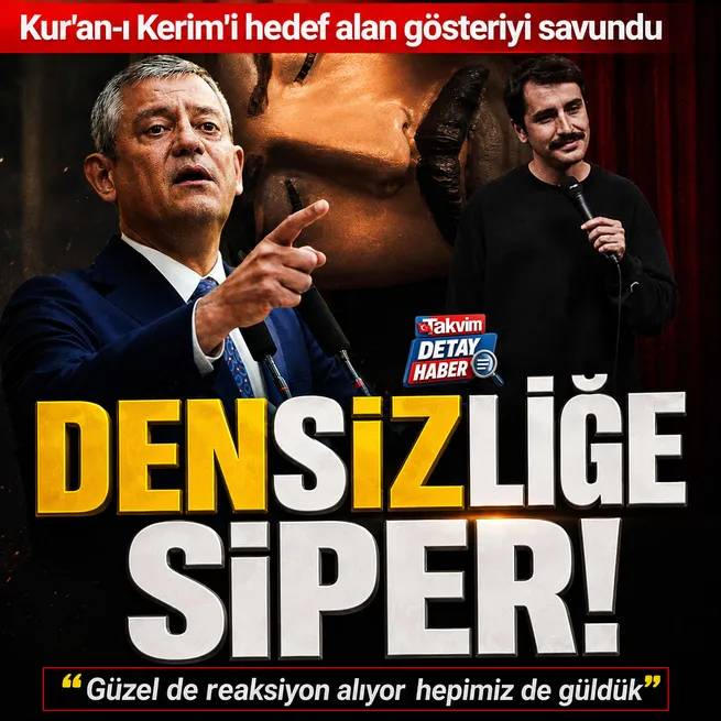 Özgür Özel Kuran-ı Kerimi hedef alan Deniz Göktaşa destek çıktı!