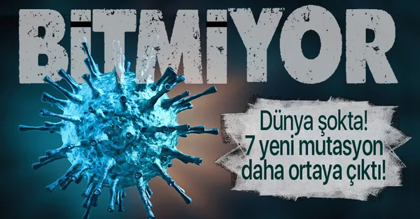 Bitmiyor! Koronavirüsle ilgili şoke eden araştırma! 7 yeni koronavirüs mutasyonu tespit etildi!-1