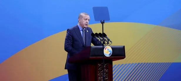 Cumhurbaşkanı Erdoğan’dan Çin’de çarpıcı açıklamalar