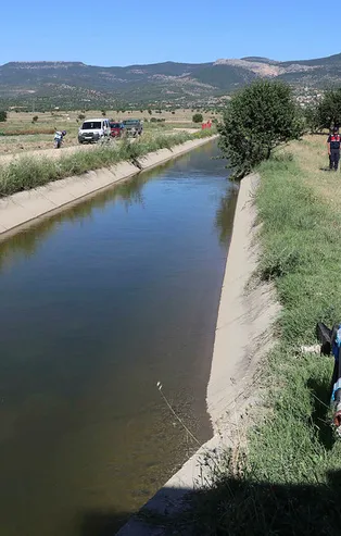 Sulama kanalında erkek cesedi bulundu