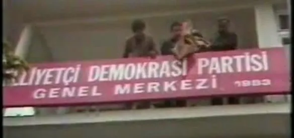 12 Eylül döneminin ardından demokrasiye geçişte kurulan ilk parti açıklandı: Milliyetçi Demokrasi Partisi