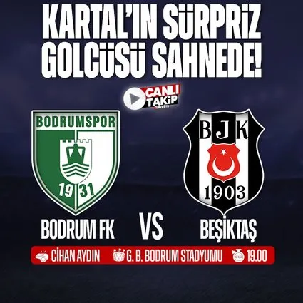 Bodrum FK - Beşiktaş | CANLI