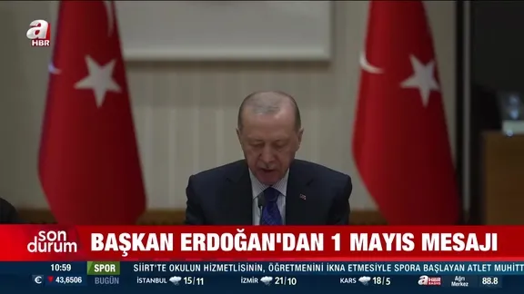 Başkan Erdoğan 1 Mayıs'ta emekçileri Külliye'de kabul etti